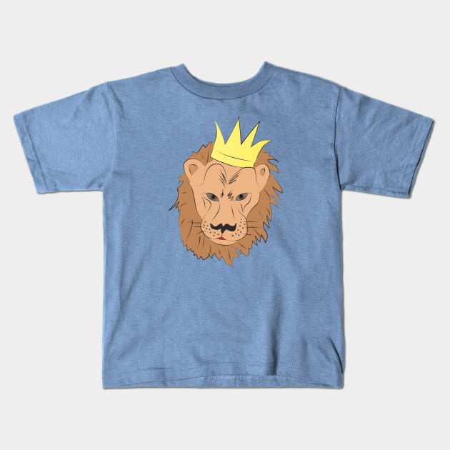 Lion king Kids T-Shirt by Alekvik